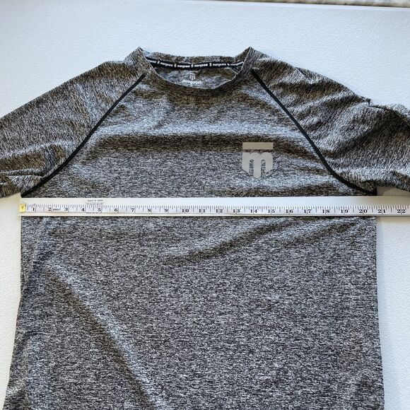 Mongoose Mens Long Sleeve Crew Neck Loose Fit Cycling Shirt Size S Gray Outdoors - Picture 7 of 10